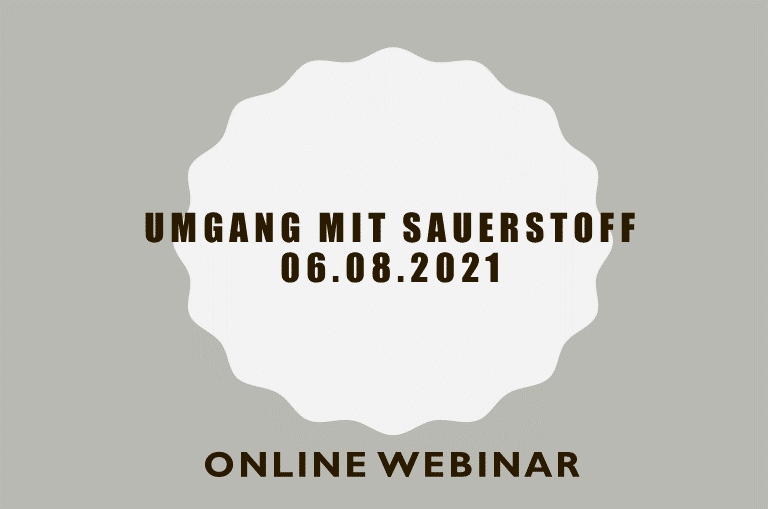 Umgang mit Sauerstoff
