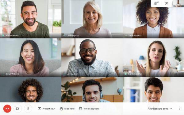 Google Meet Videokonferenz