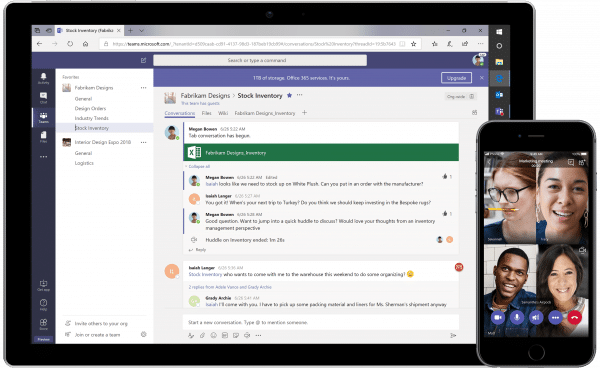 Microsoft Teams Videokonferenz