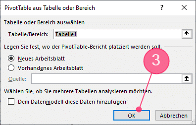 Übersicht gesamte Fortbildungsdauer Pflegekräfte - Pivottabelle 2